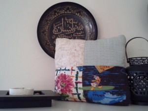 Front side of the pillow